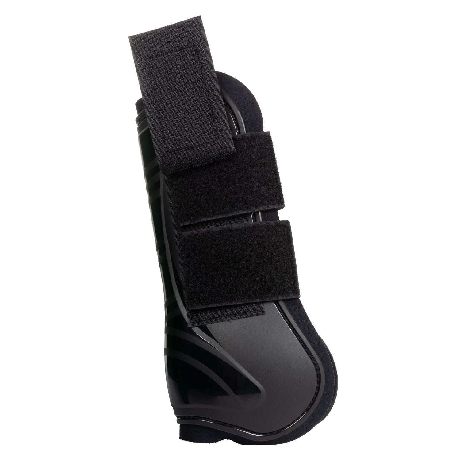 Protectores de neopreno con refuerzo de plástico Umbria Equitazione - Negro