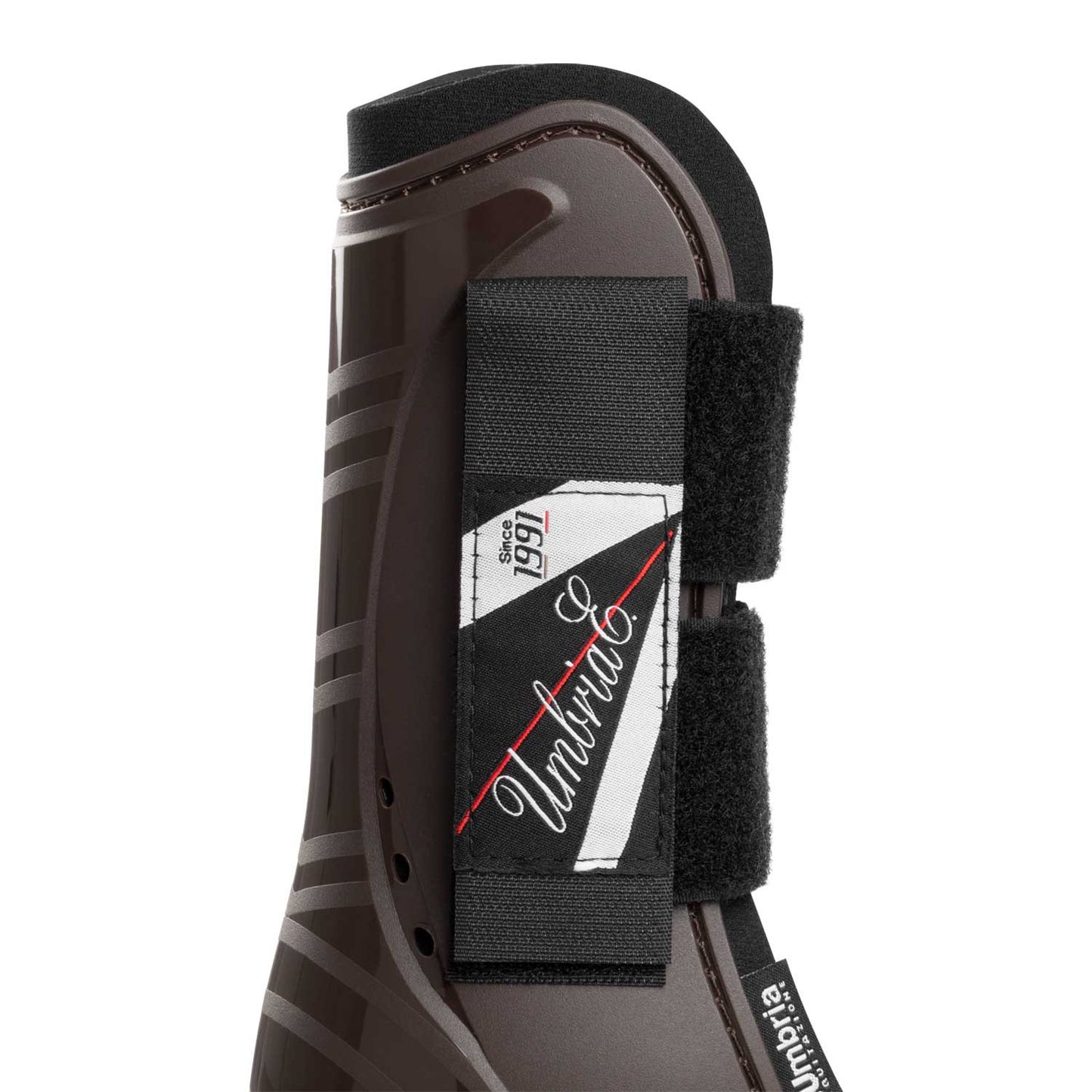 Protectores de neopreno con refuerzo de plástico Umbria Equitazione - Marrón