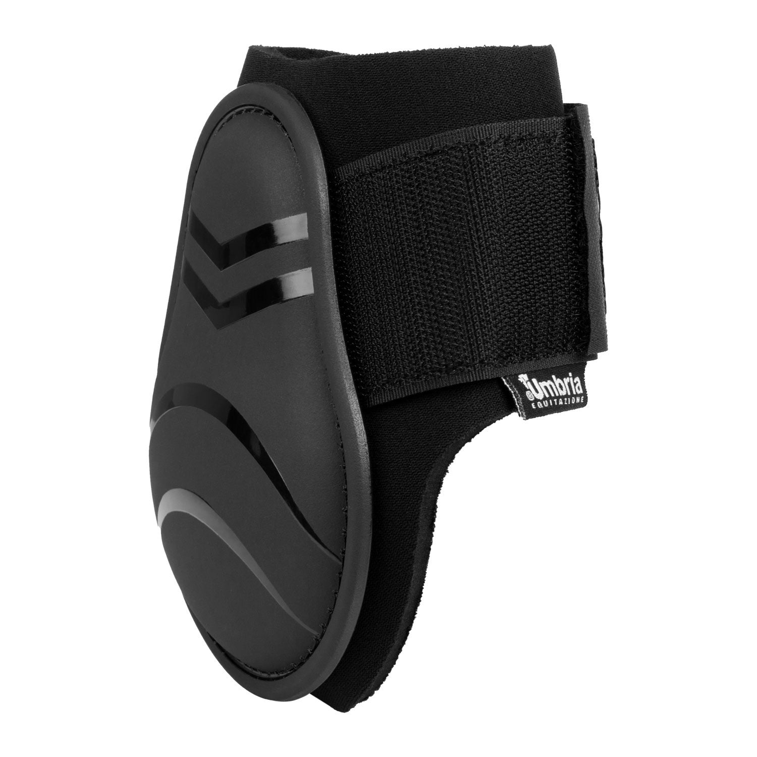 Protectores de neopreno refuerzo plástico Umbria Equitazione - Negro