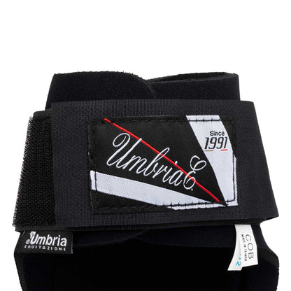Protectores de neopreno refuerzo plástico Umbria Equitazione - Marrón