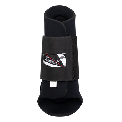 Protectores de neopreno con cazoleta de goma Umbria Equitazione - Negro