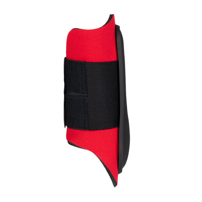 Protectores de neopreno con cazoleta de goma Umbria Equitazione - Rojo