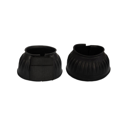 Paragolpes de goma natural cierre de velcro Umbria Equitazione - Negro