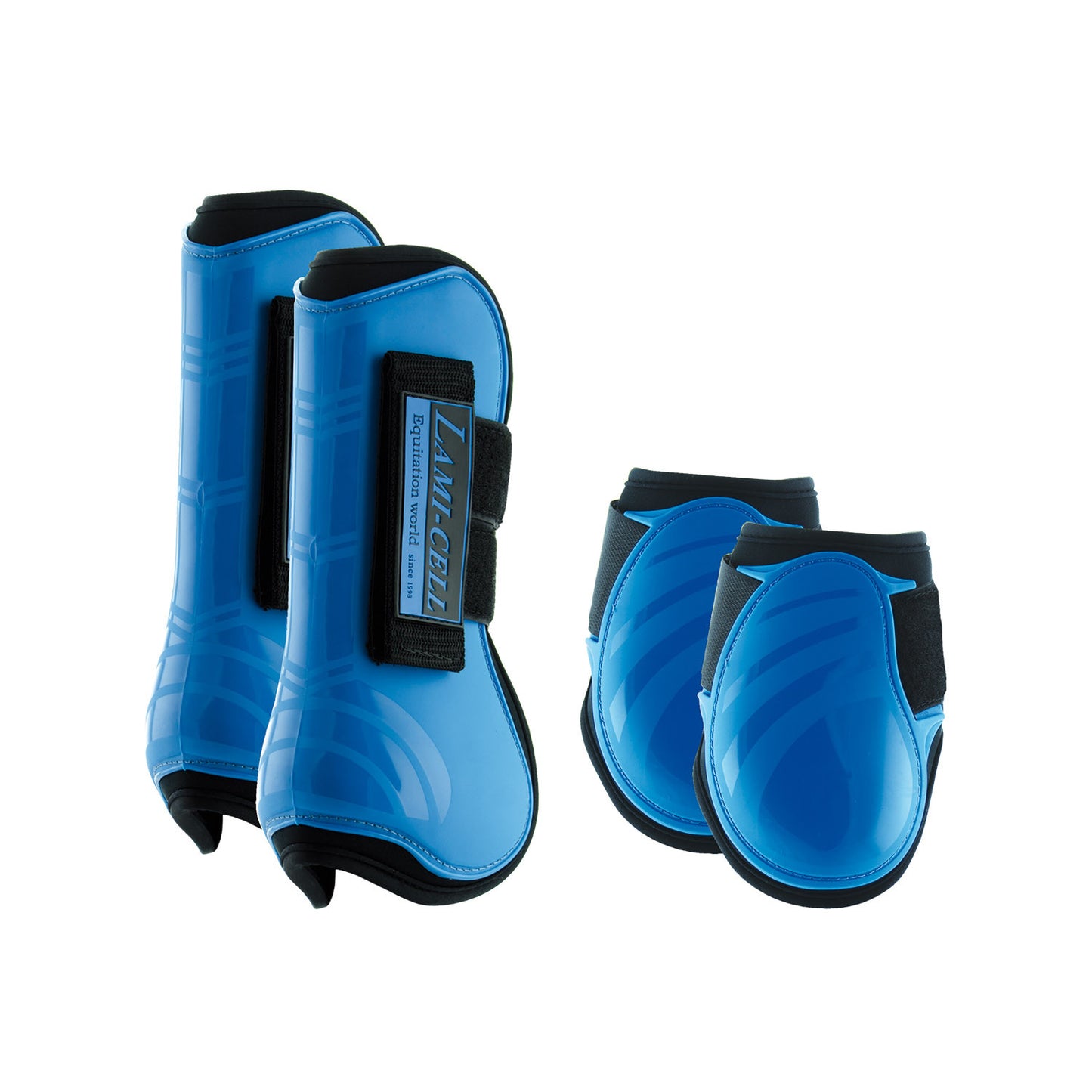 Set paratendones+protectores Mirage Collection Lami-Cell - Azul royal