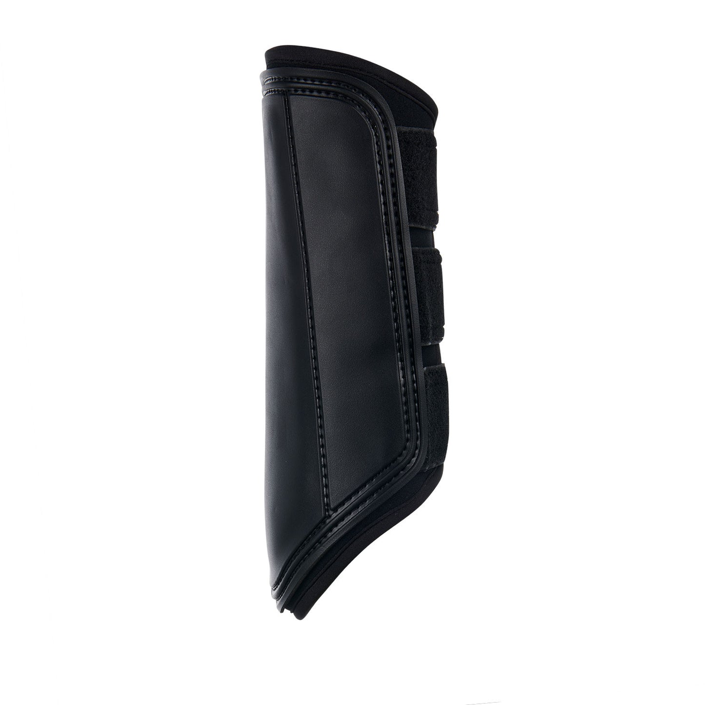 Protectores para conjunto en neopreno y cuero perforado Equestro - Negro