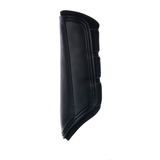 Protectores para conjunto en neopreno y cuero perforado Equestro - Negro