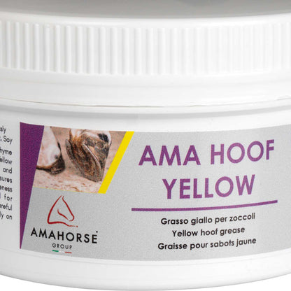 Ama Hoof amarillo grasa para cascos (500 ml) AmaHorse - Amarillo