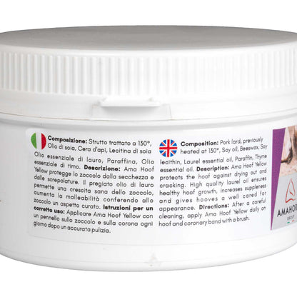 Ama Hoof amarillo grasa para cascos (500 ml) AmaHorse - Amarillo