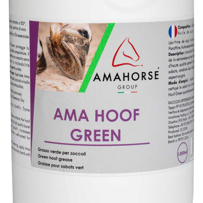 Ama hoof grasa para pezuñas (1000 ml) AmaHorse - Verde