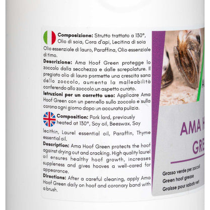 Ama hoof grasa para pezuñas (1000 ml) AmaHorse - Verde