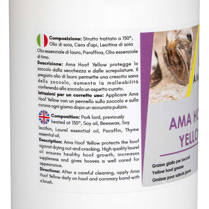Ama hoof grasa para pezuñas (1000 ml) AmaHorse - Amarillo