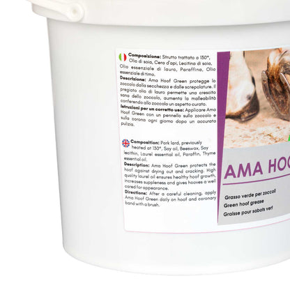 Ama hoof grasa para cascos (2500 ml) AmaHorse - Verde