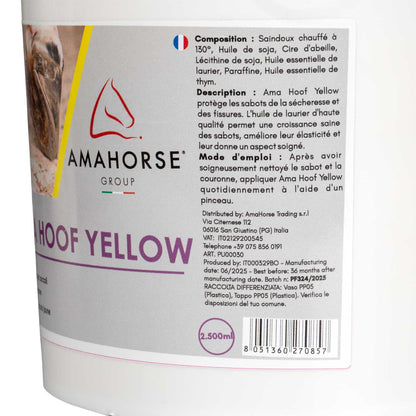 Ama hoof grasa para cascos (2500 ml) AmaHorse - Amarillo