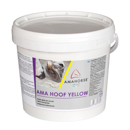 Ama Hoof Yellow Grasa para cascos (5000 ml) AmaHorse - Amarillo