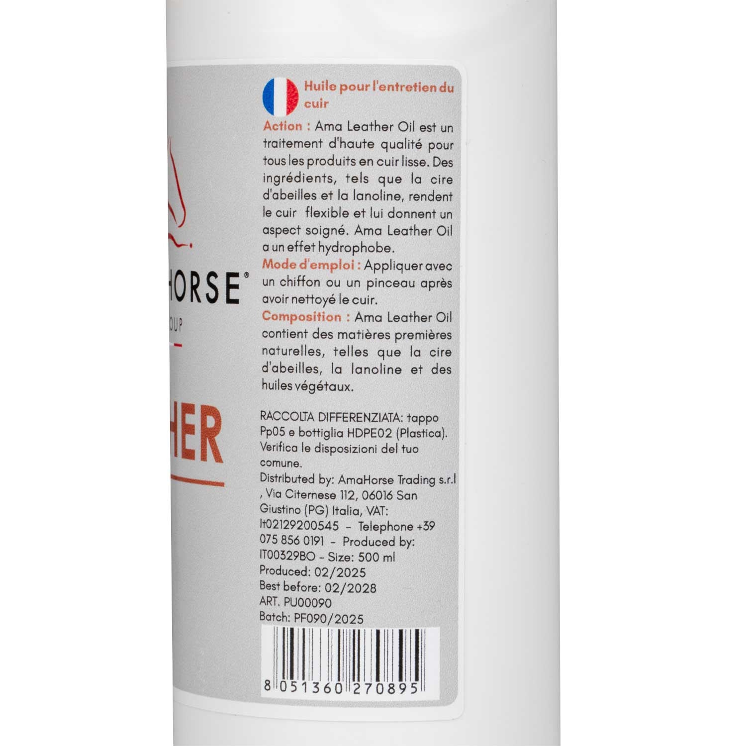 Ama leather oil aceite para cuero (500 ml) AmaHorse