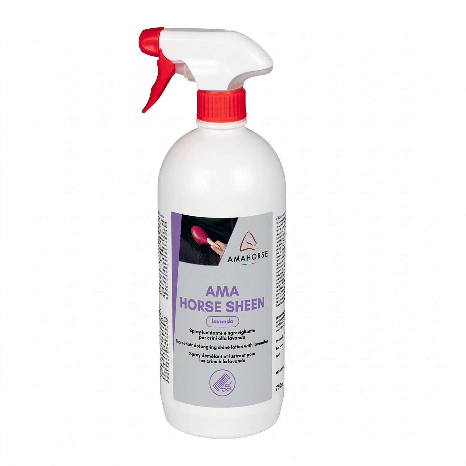 AMA HORSE SHEEN LOCIÓN ABRILLANTADORA DESENREDANTE LAVANDA (750ml) AmaHorse