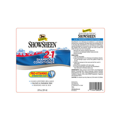 Showsheen champú y acondicionador (591 ml) Absorbine
