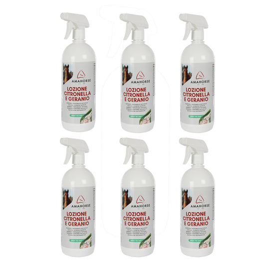 Loción de citronela y geranio (1 l) caja 6 piezas AmaHorse