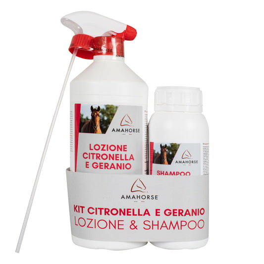 Kit citronela 1 l + champú citronela (1/2 l) AmaHorse