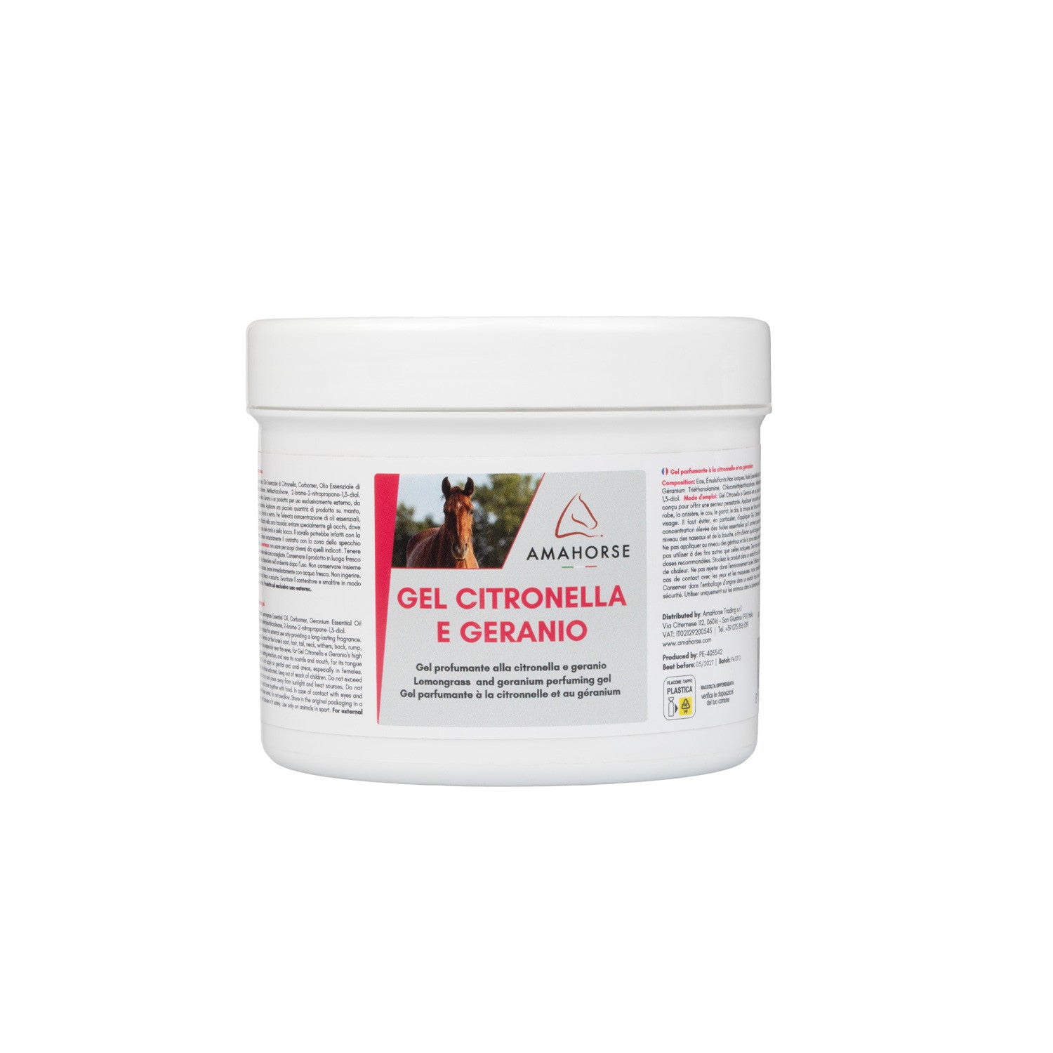 Gel de citronela y geranio (500 g) AmaHorse