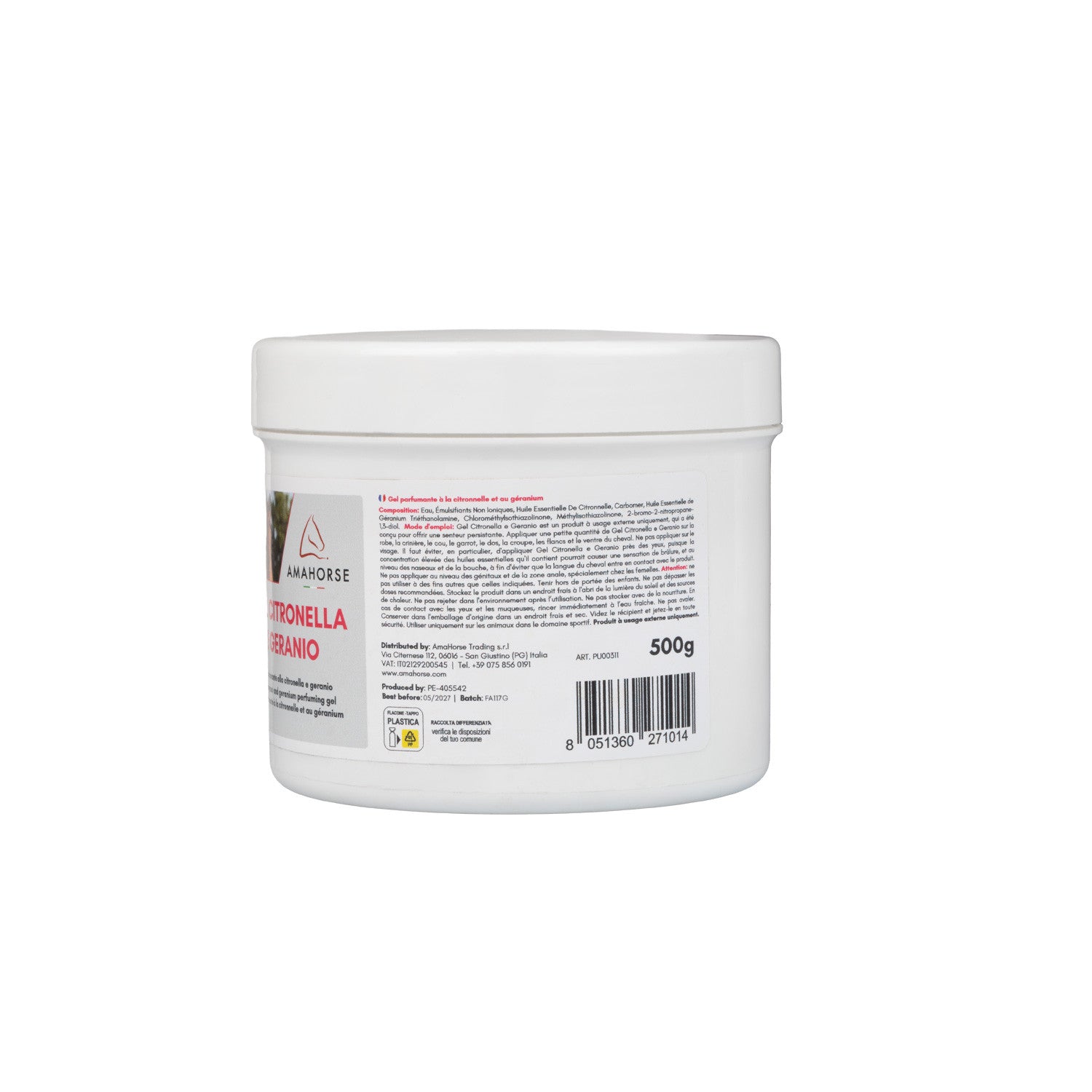 Gel de citronela y geranio (500 g) AmaHorse
