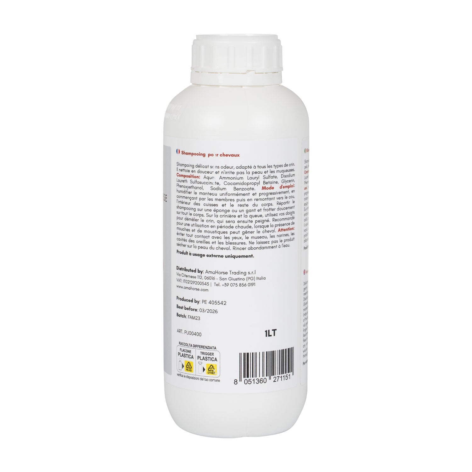 Ama champú (1 l) AmaHorse