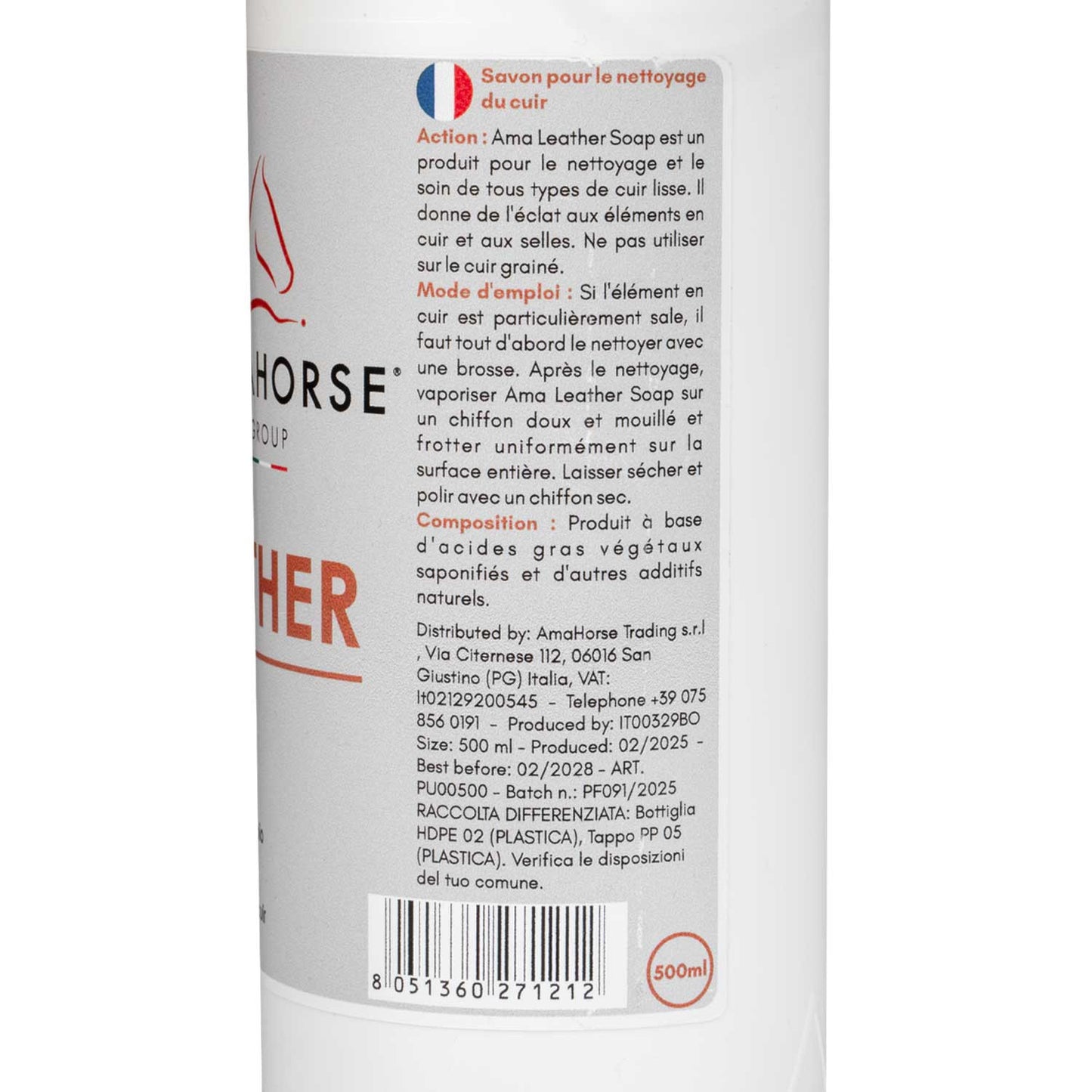 Ama jabón de cuero Jabón para cuero y monturas (500 ml) AmaHorse