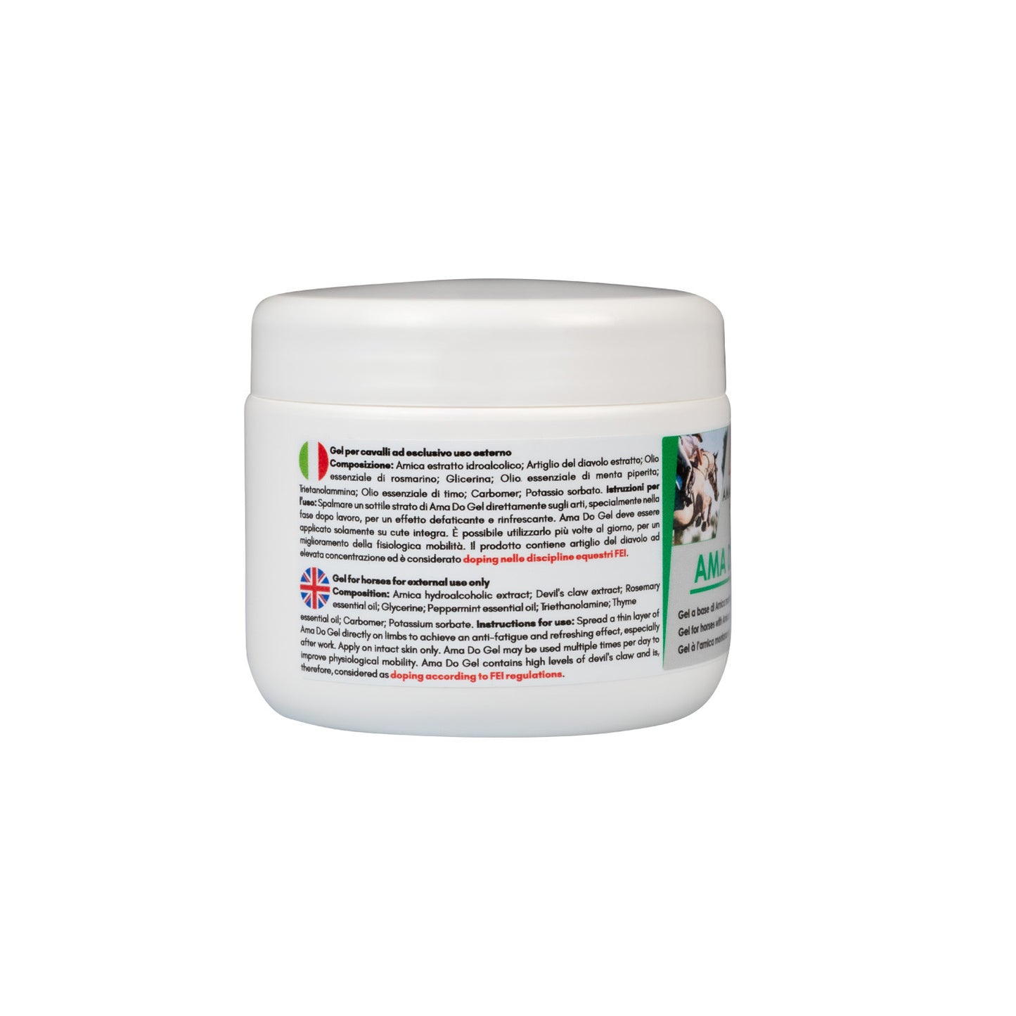 Gel árnica y garra del diablo 250g AmaHorse