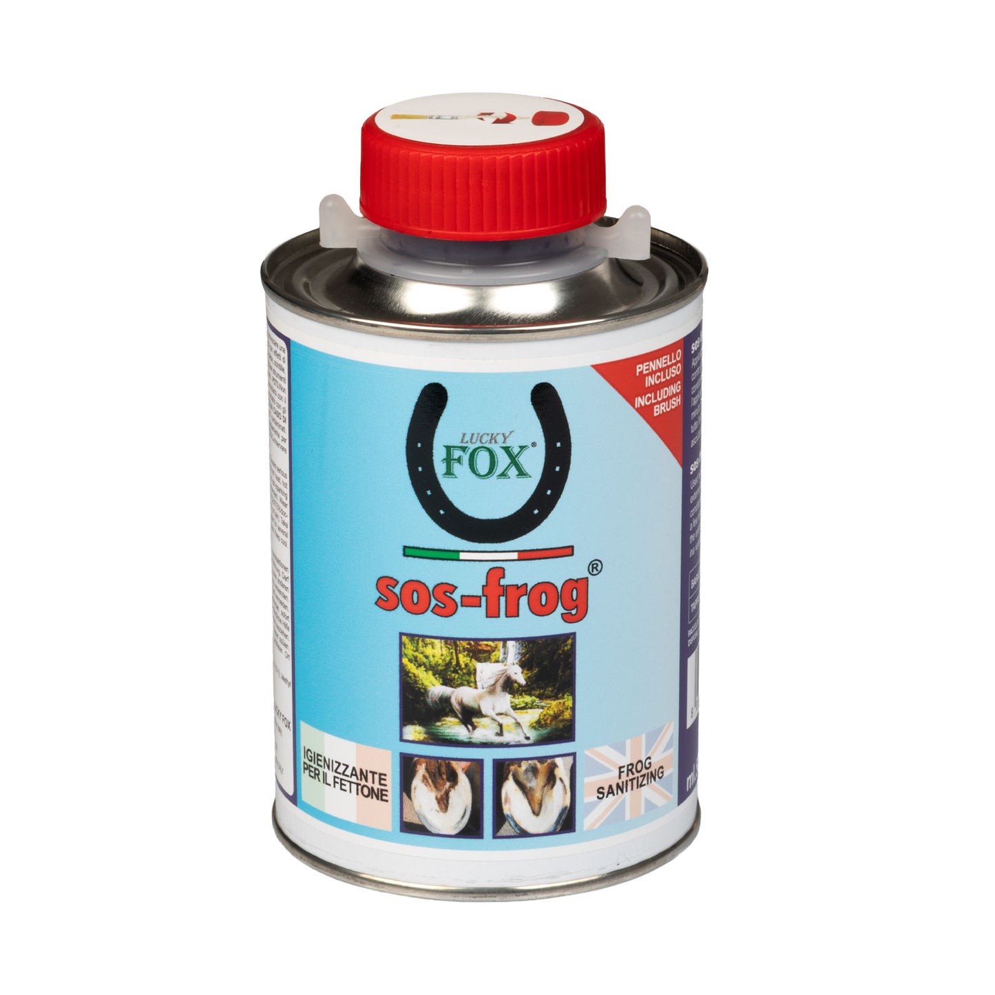 Sos-Frog frasco con pincel (500 ml) Umbria Equitazione