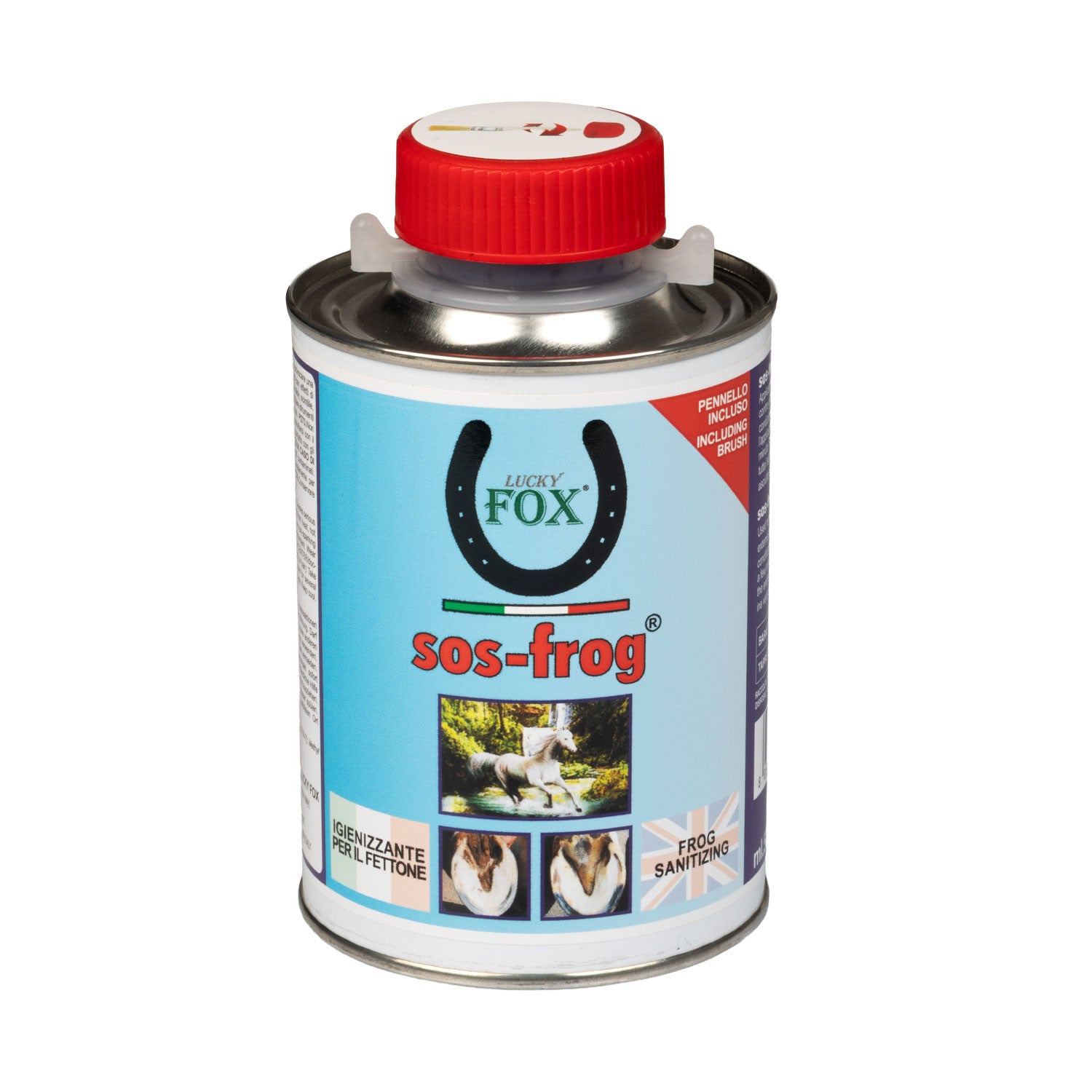 Sos-Frog frasco con pincel (500 ml) Umbria Equitazione