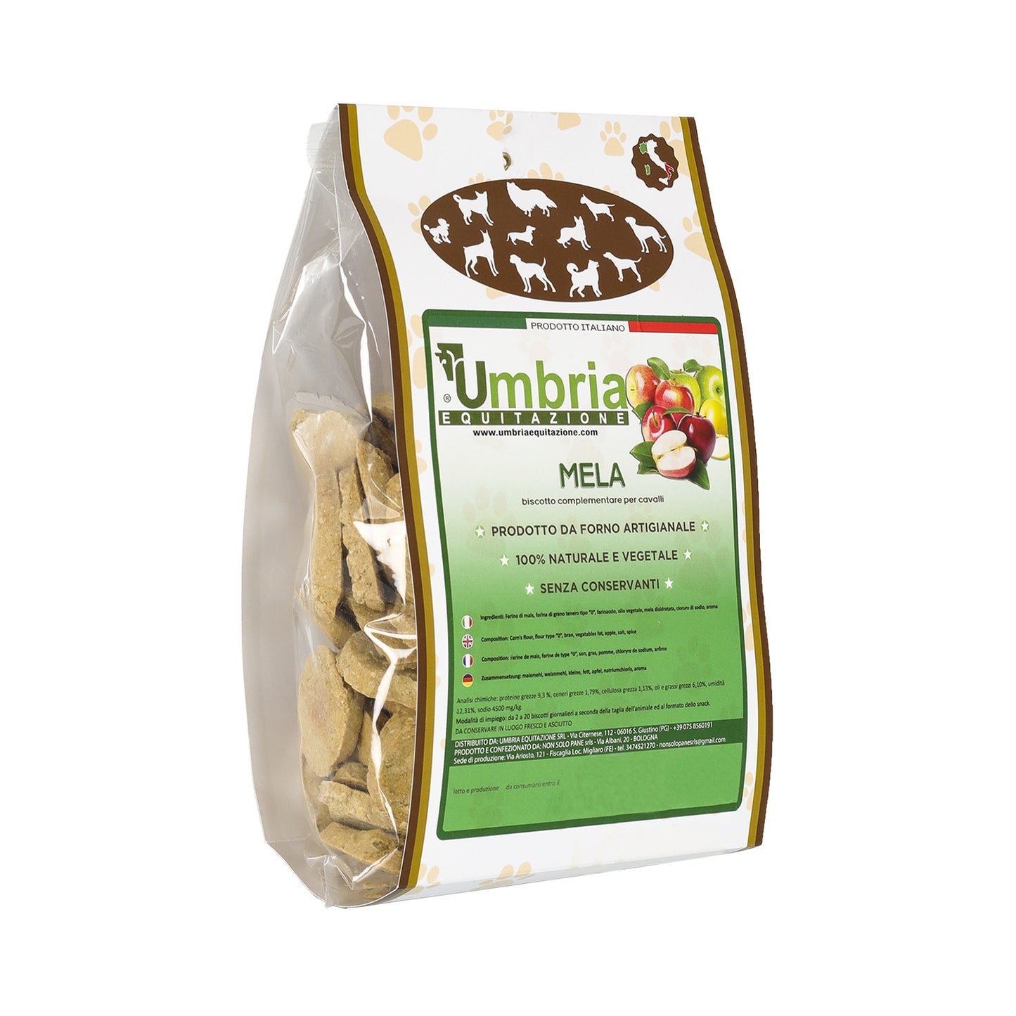 Galletas con manzana (500 g) Umbria Equitazione