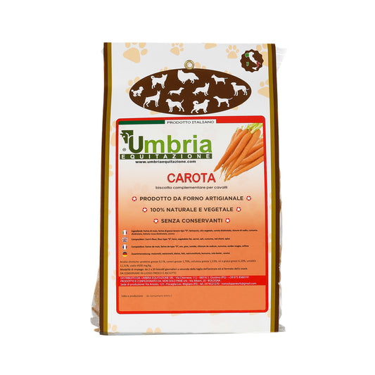 Galletas de zanahoria (500 g) Umbria Equitazione