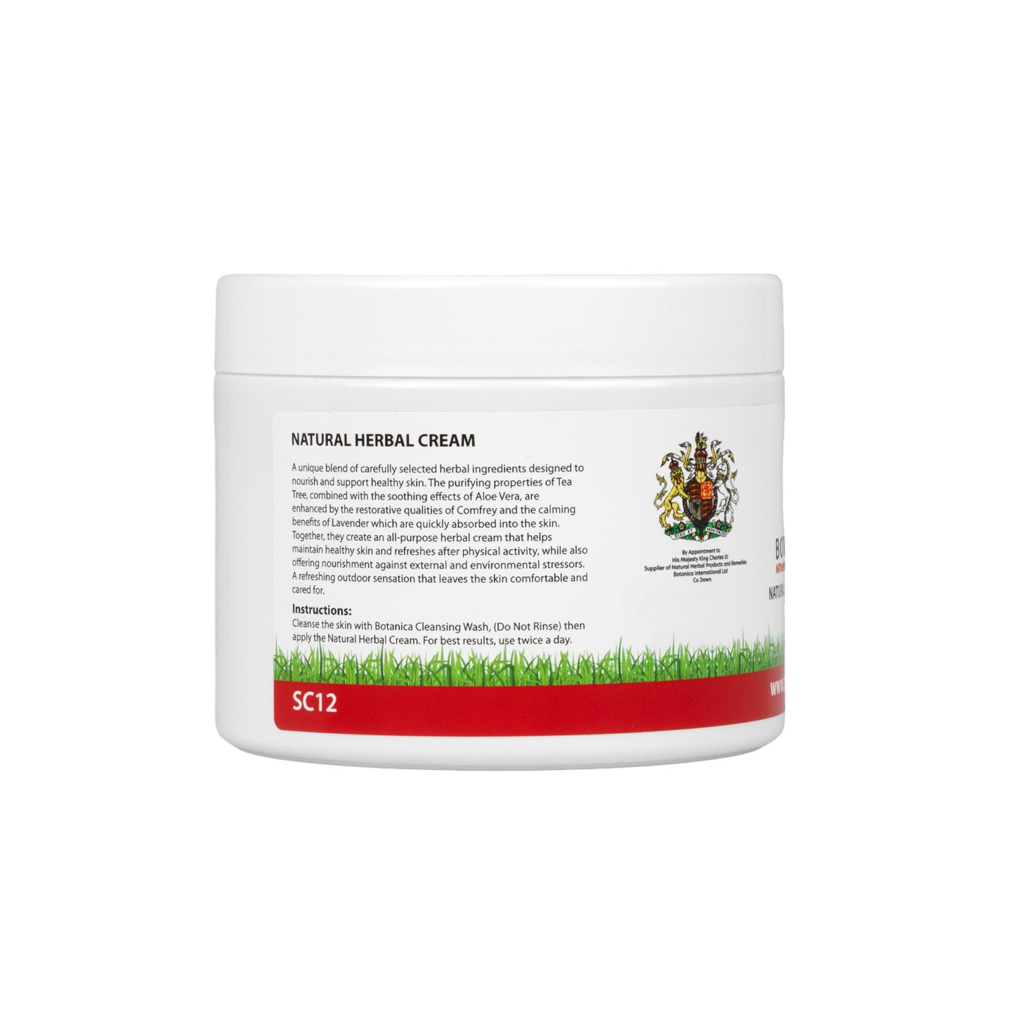 Crema herbal botánica 300ml Botanica International Ltd - Blanco
