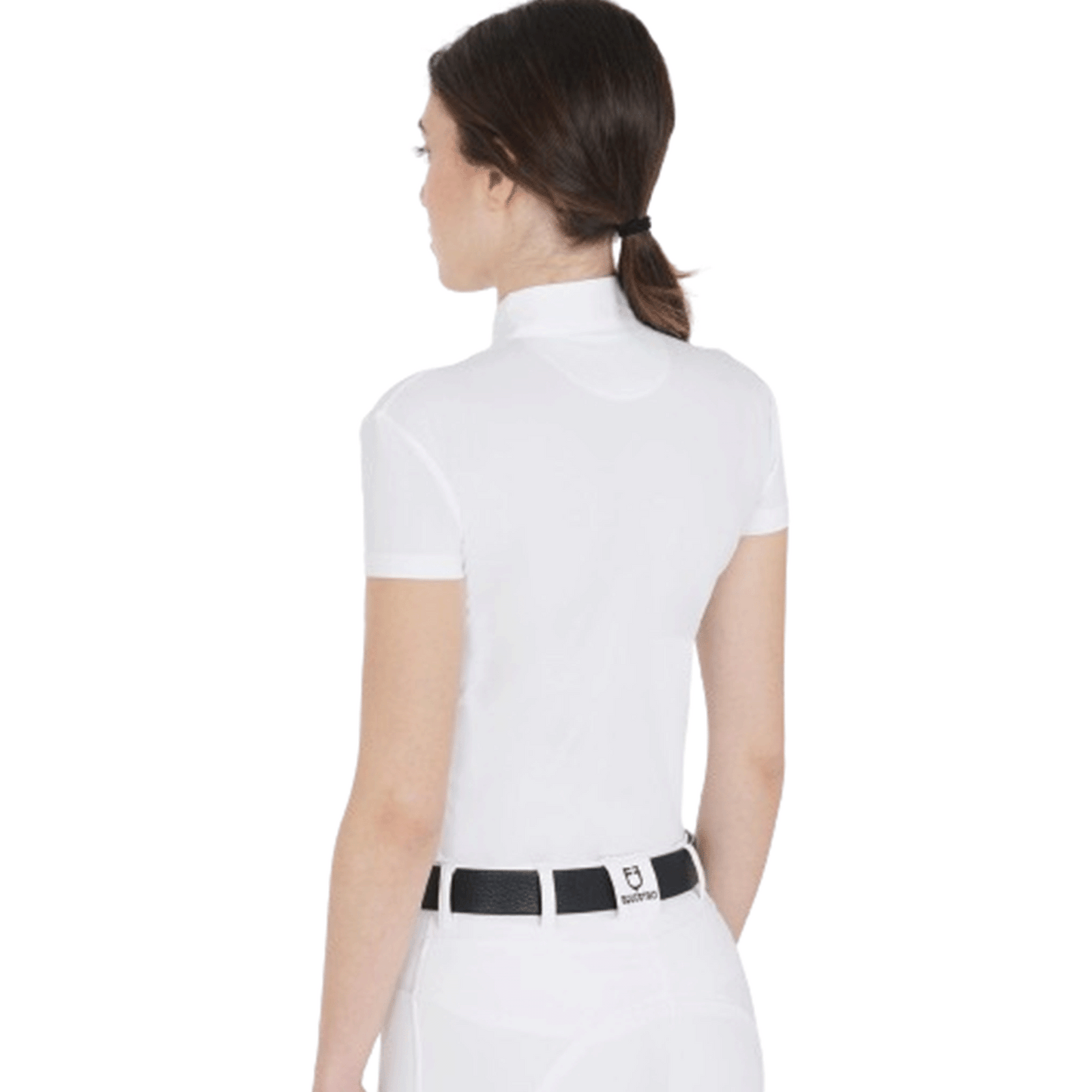 Polo De Competición De Mujer Slim Fit Con Cuello Mao