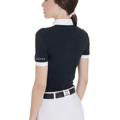 Polo De Mujer Slim Fit De Algodón Plisado Equestro - Rincón del Valle