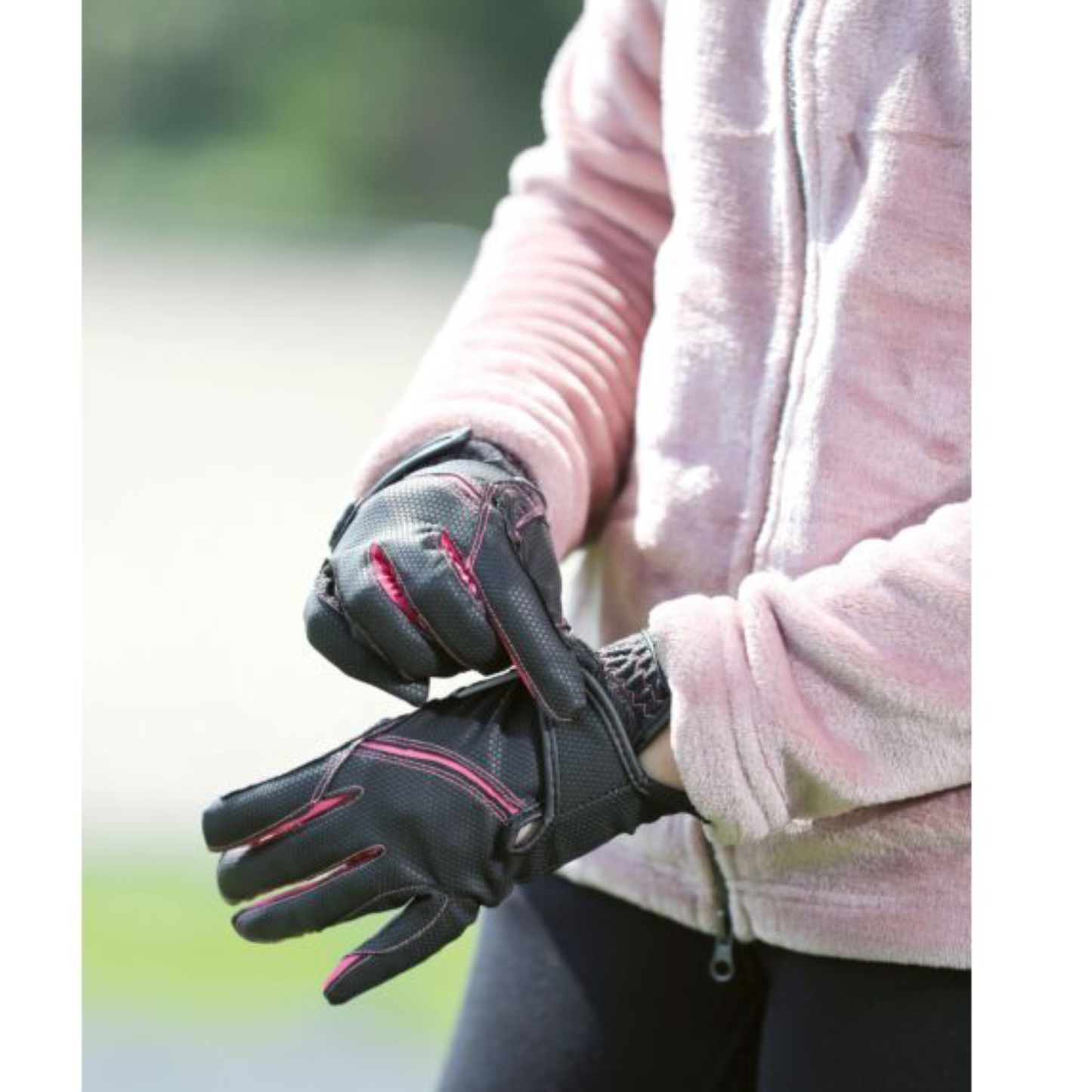 Guantes De Montar Fashion hkm