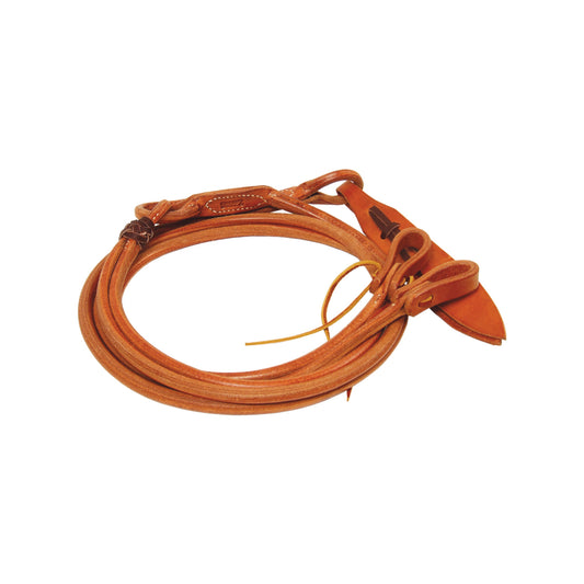 Riendas romal cuero tubular Pool's - Natural