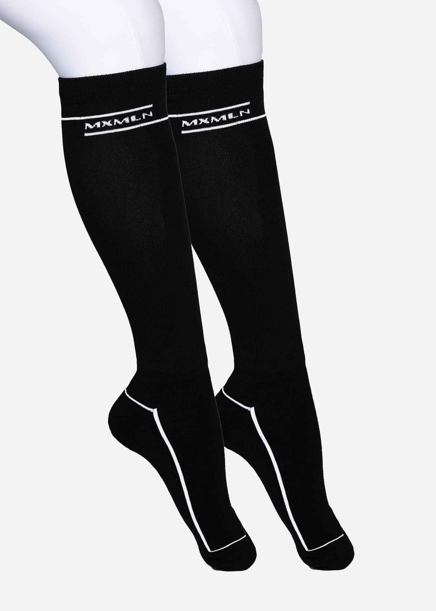 Producto ecuestre Maximilian Equestrian 2-Pack Revo Riding Socks (Black) vista principal