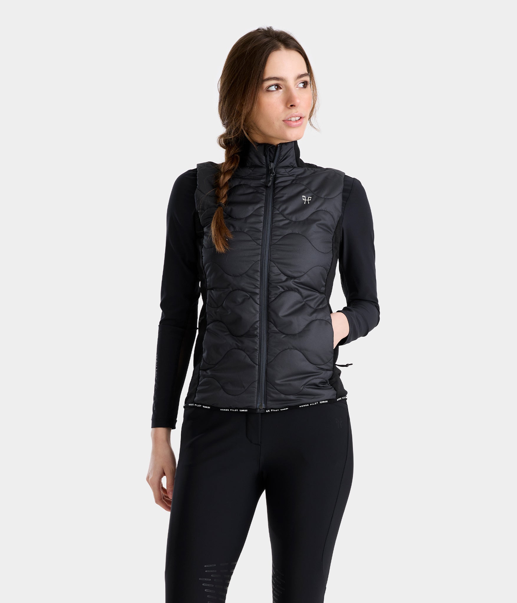 Chaqueta Rider Vest sleeveless riding jacket for women Horse Pilot para equitación