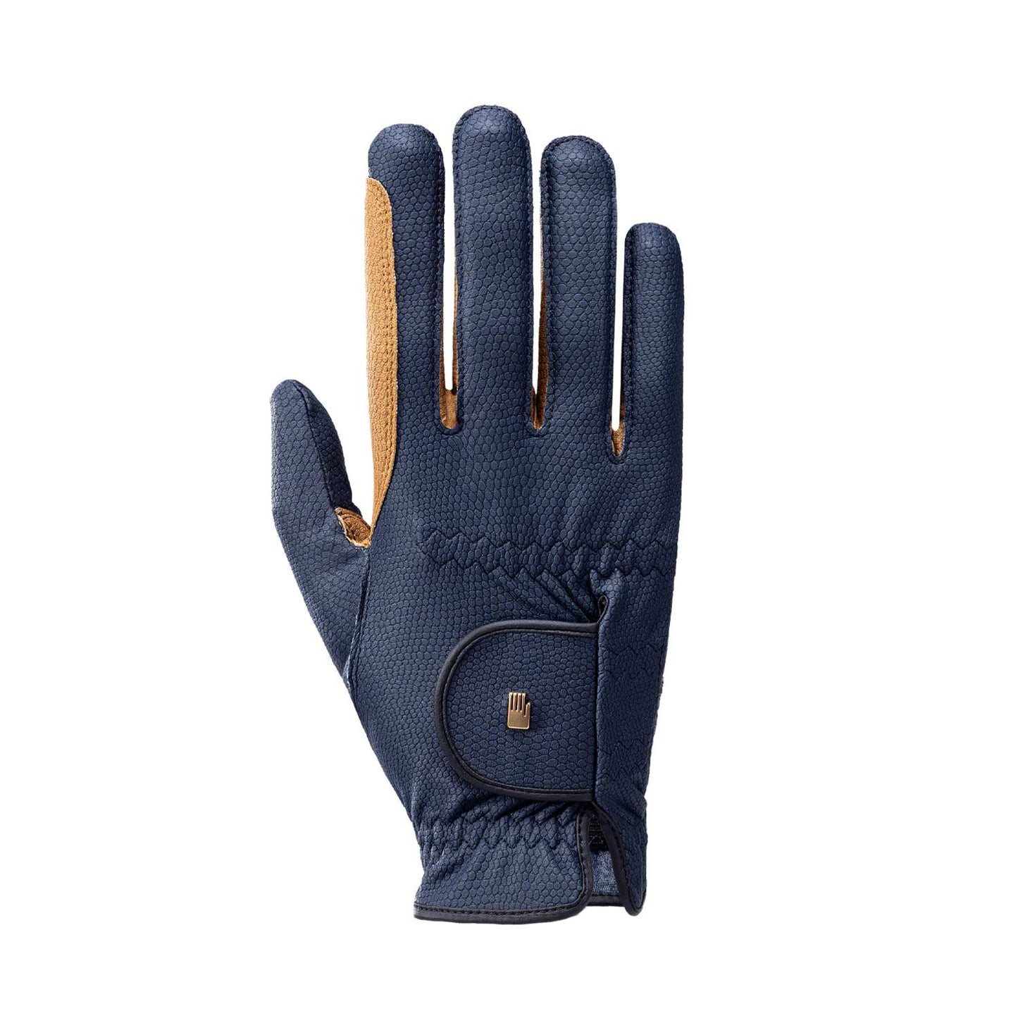 Guantes Roeckl modelo Malta - Navy/Caramel