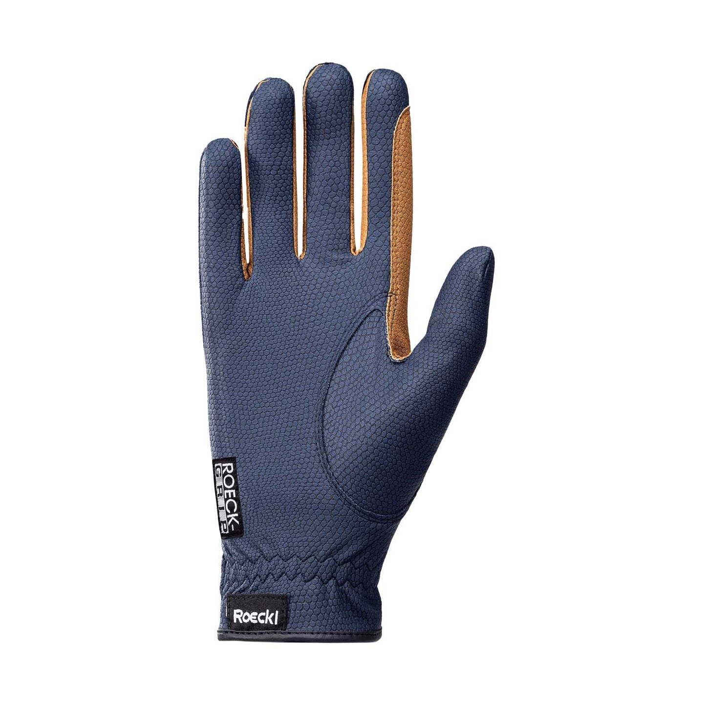 Guantes Roeckl modelo Malta - Navy/Caramel