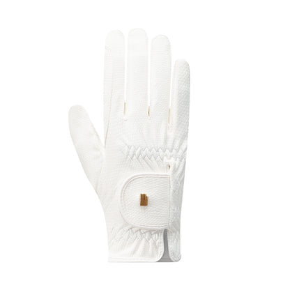 Guantes Roeckl Roeck-Grip Junior - Blanco