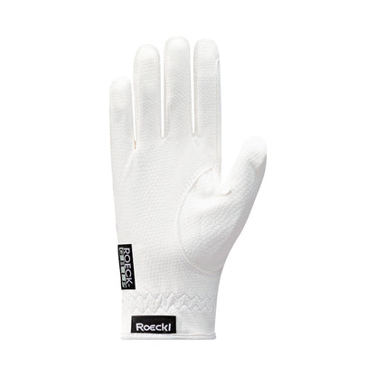Guantes Roeckl Roeck-Grip Junior - Blanco