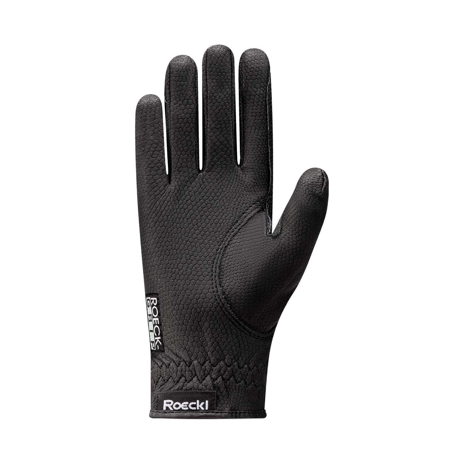 Guantes Roeckl Roeck-Grip Junior - Negro