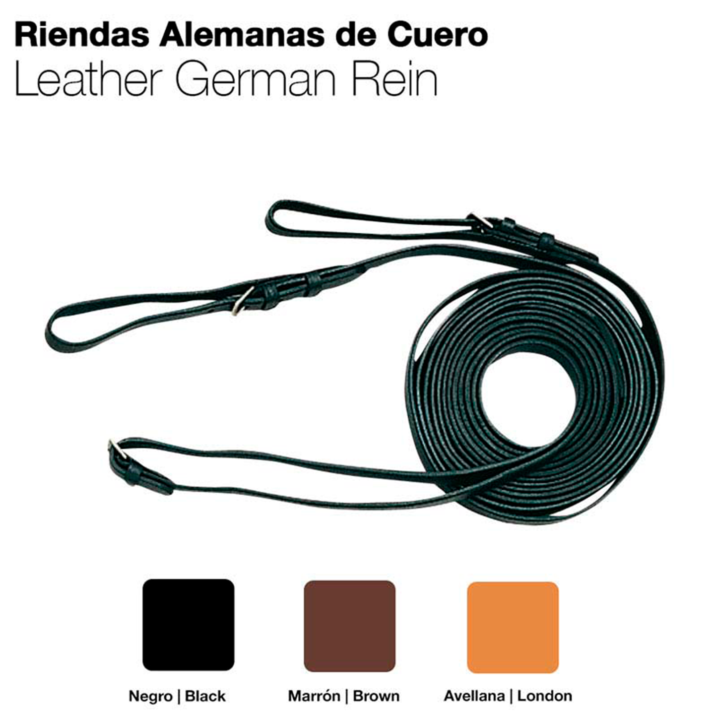 Riendas Alemanas Cuero 456 Zaldi