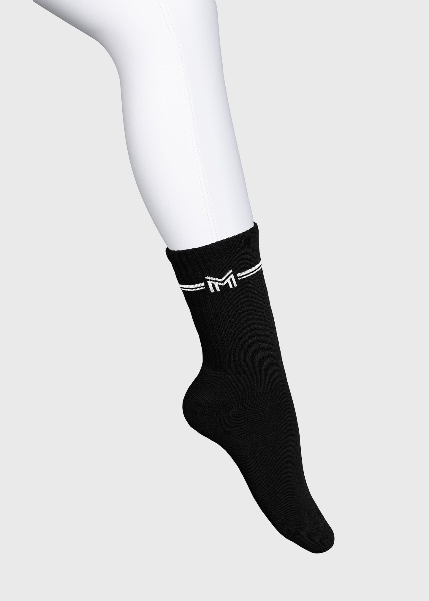Producto ecuestre Maximilian Equestrian Rise Sports Socks (Black) vista principal