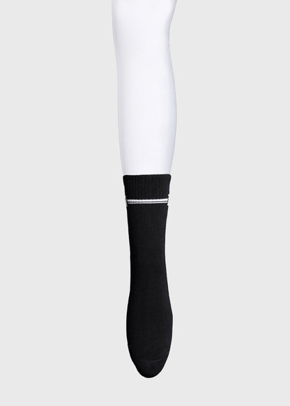 Producto ecuestre Maximilian Equestrian Rise Sports Socks (Black) detalle 2
