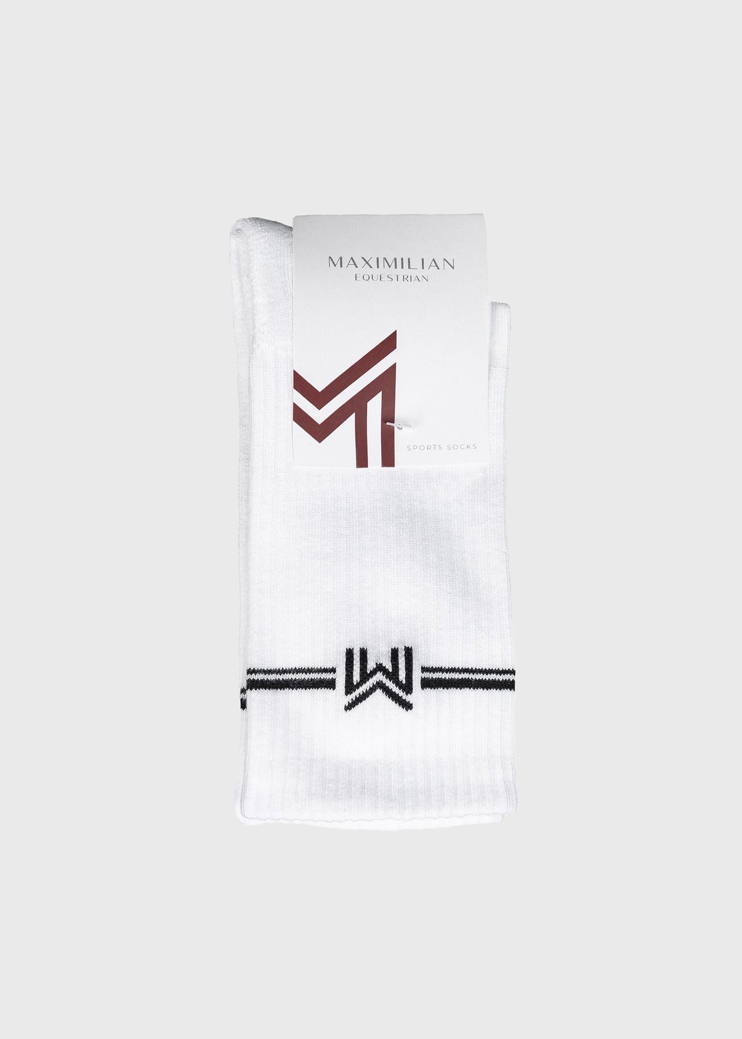 Producto ecuestre Maximilian Equestrian Rise Sports Socks (White) detalle 7