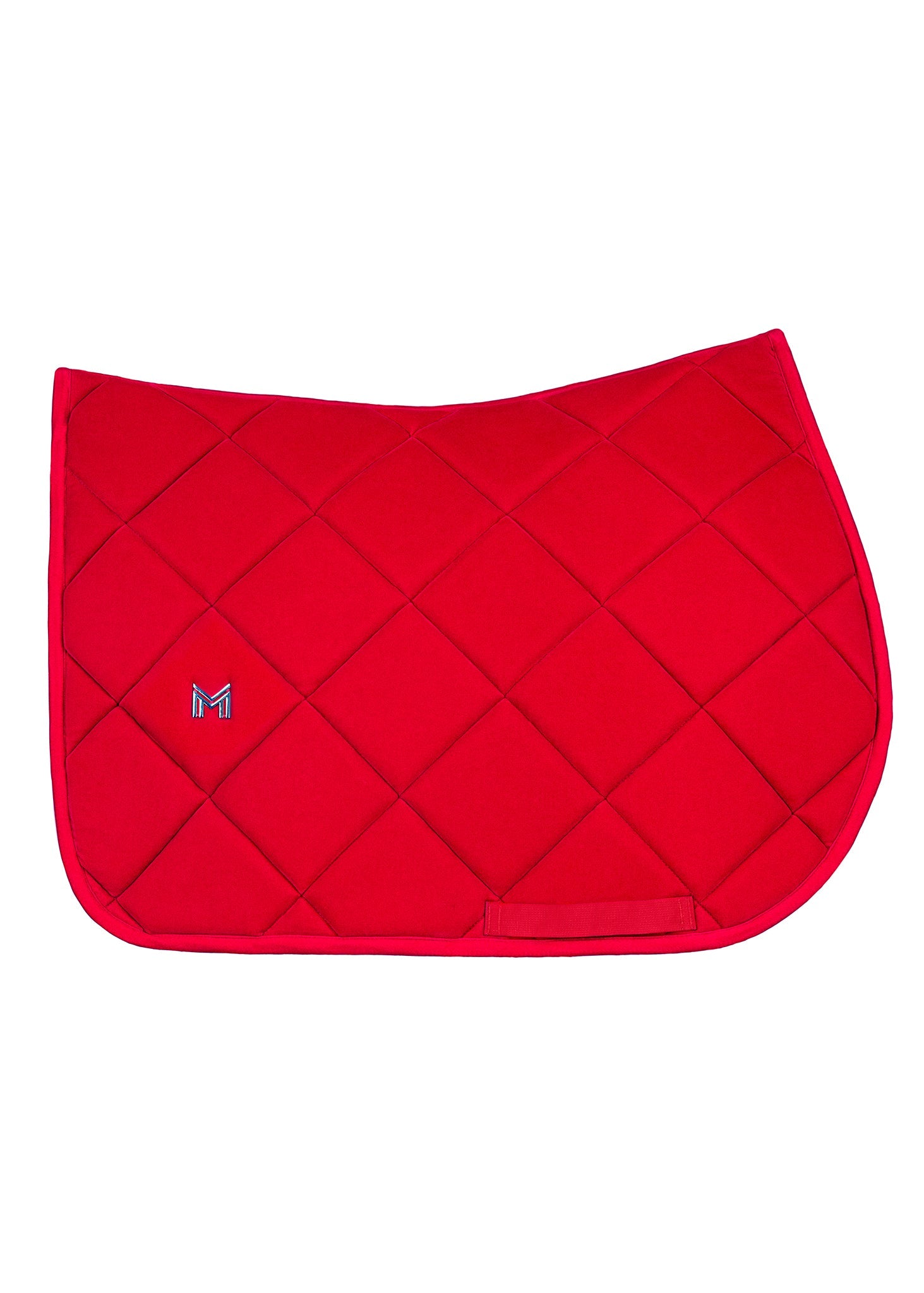 Producto ecuestre Maximilian Equestrian Velvet Jumping Saddle Pad (Crimson) detalle 3