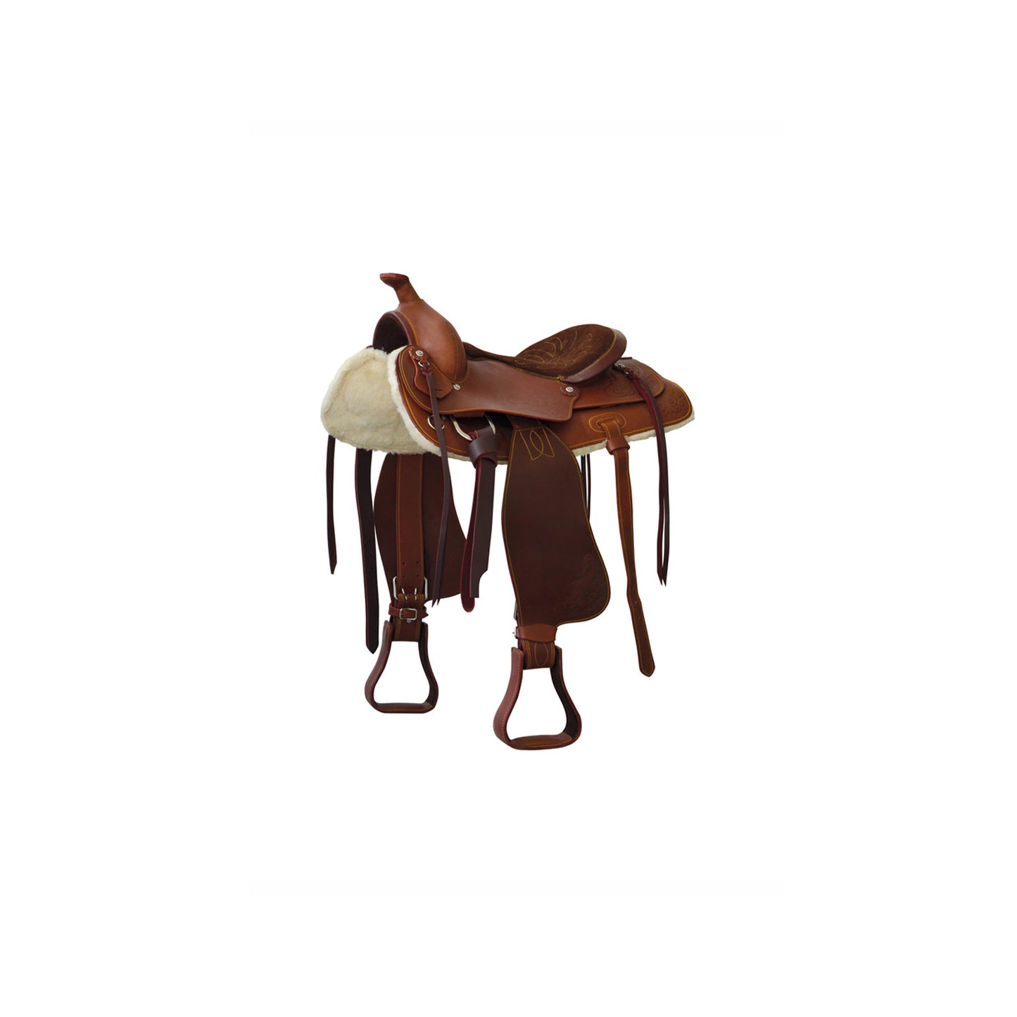 Silla Reiner modelo Prime Quarter Lakota - Marrón